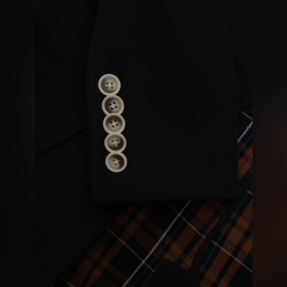 Veronica Beard Grover water repellent cotton dickey coat navy multi NWT - Picture 10 of 11